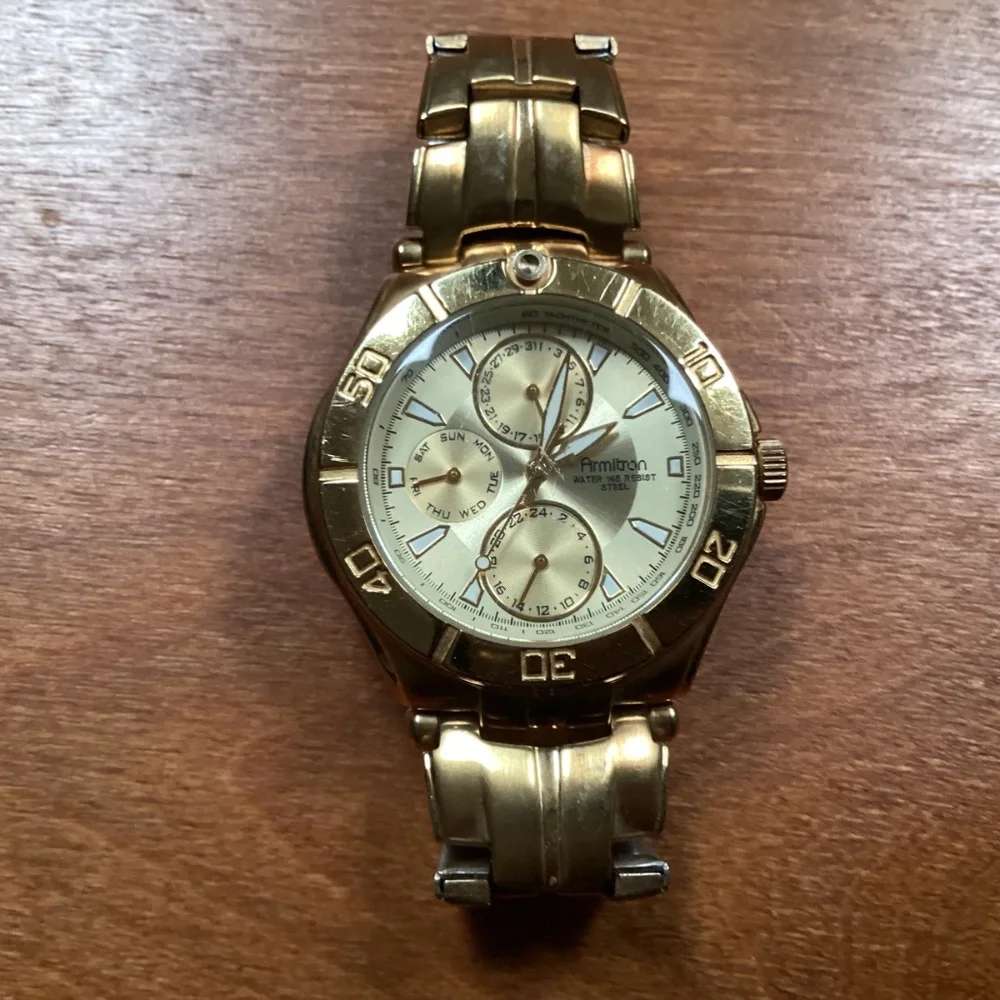Armitron Stainless Steel Gold-tone Women’s Watch 20/4224GP